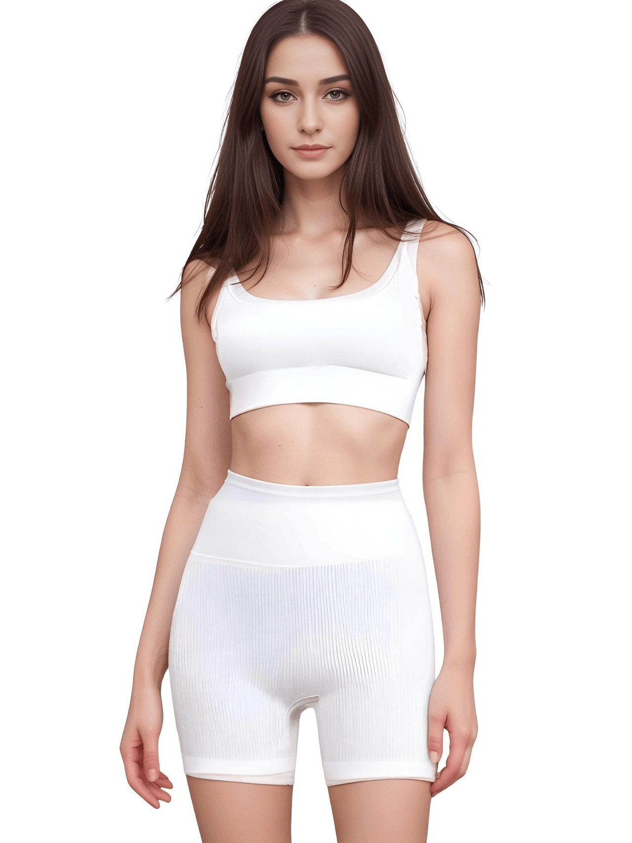 Seamless Yoga Set Female Women's Crop Top Bra & Shorts 2PCS -, Short Sets , Drestiny , Australia, Black, Blue, Canada, Crop Tops, Dark Blue, Gender_Women, Grey, L, M, Navy, New Zealand, S, Sets, Short Sets, Shorts, Sleeveless, United Kingdom, United States, White , Drestiny , www.shopdrestiny.com