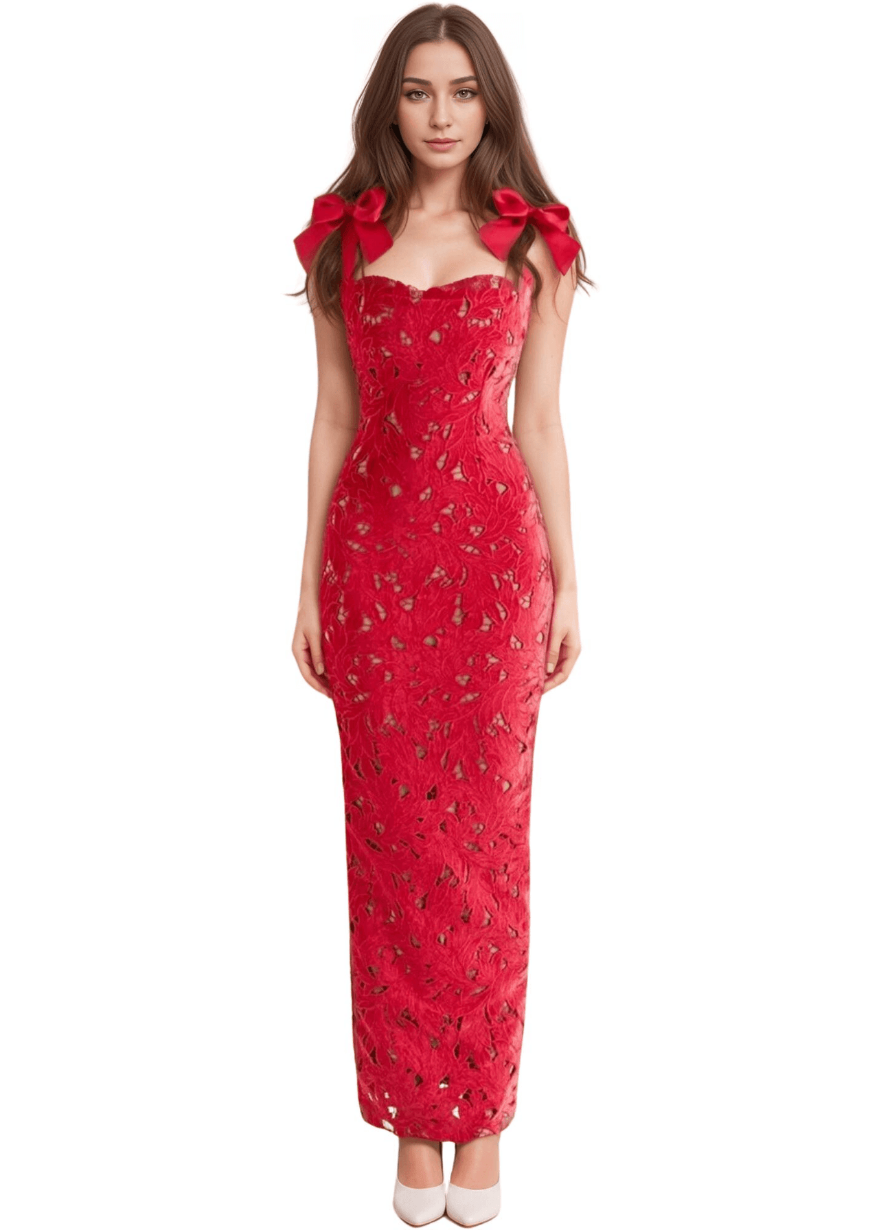 Sexy Bows Lace Maxi Dress For Women Fashion Sleeveless Backless Bodycon Birthday Club Party Long Dress, Black Lace Maxi Dress, Red Lace Maxi Dress, Boho Lace Maxi Dress, Long Lace Dress, Lace Maxi Dress For Wedding Guest, S, M, L, Ankle Length Dresses, Maxi Dresses, Sleeveless, Black, Red, 4, 6, 8, 10, United States, USA, Canada, Australia, New Zealand, United Kingdom, UK, shopdrestiny.com