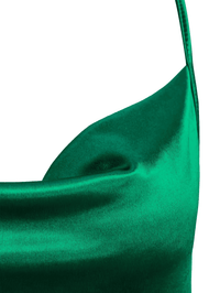 Thumbnail for Close-up of green fabric with a plain background