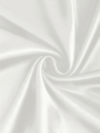 Thumbnail for Close-up of white satin fabric with a subtle wave pattern