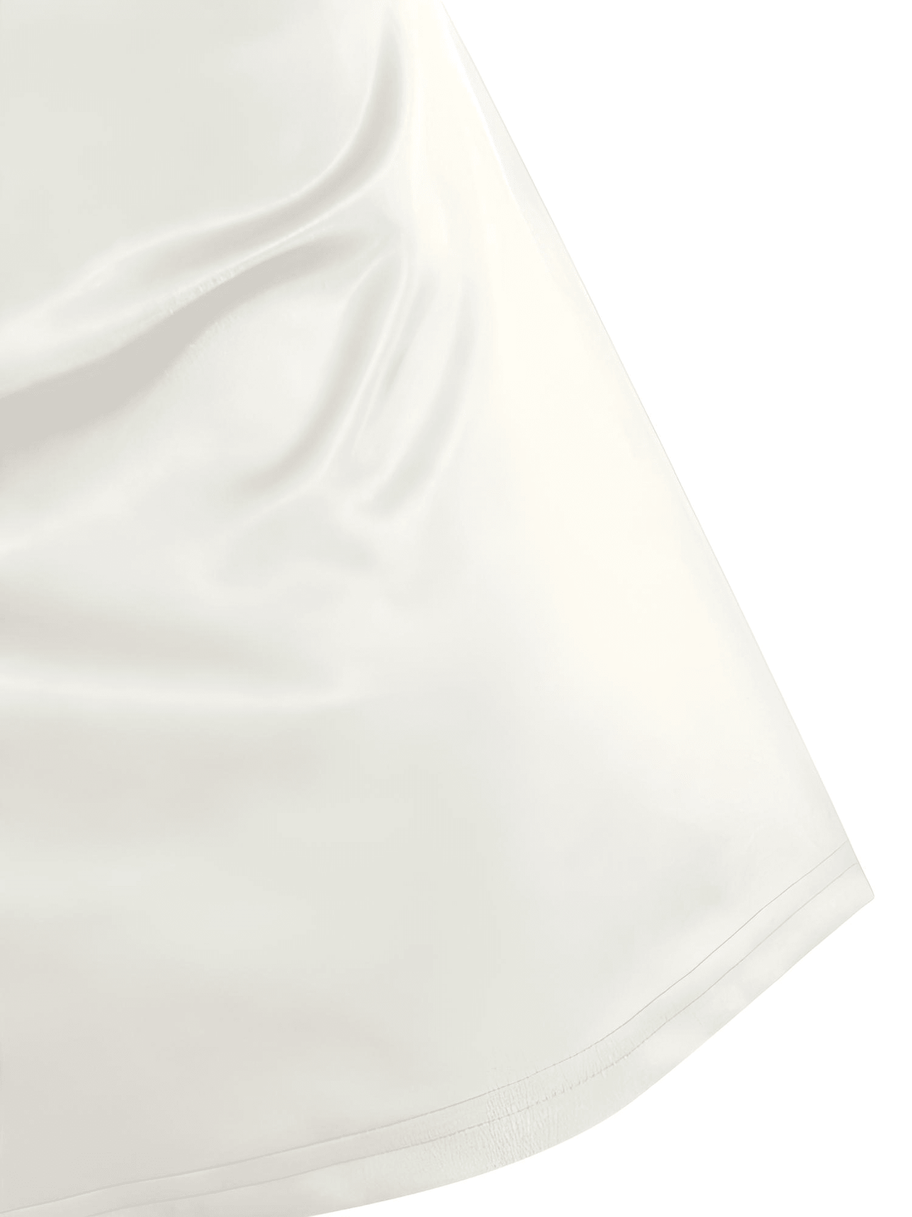White fabric texture close-up on a white background