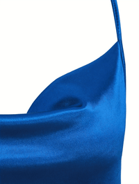 Thumbnail for Close-up of blue fabric with a plain background