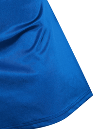 Thumbnail for Close-up of a blue fabric texture on a white background