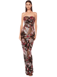 Thumbnail for Sexy Strapless Floral Sequin Dress Women's Luxury Sequins Flower Backless Long Slim Dress Evening Party Dress, Drestiny, Ankle Length Dresses, Maxi Dresses, Midi Dresses, Strapless, Sleeveless, One Shoulder, XS, S, M, L, XL, United States, USA, Canada, Australia, New Zealand, United Kingdom, UK, Black/Multi, White/Beige, Orange/Red, Blue/Green, Purple/Green, Dark Red/Pink, Pink/Beige, strapless sequin dress, sequin strapless dress, strapless sequin maxi dress, black strapless sequin dress, shopdrestiny.com