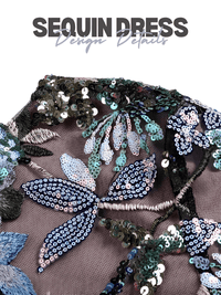 Thumbnail for Sexy Strapless Floral Sequin Dress Women's Luxury Sequins Flower Backless Long Slim Dress Evening Party Dress, Drestiny, Ankle Length Dresses, Maxi Dresses, Midi Dresses, Strapless, Sleeveless, One Shoulder, XS, S, M, L, XL, United States, USA, Canada, Australia, New Zealand, United Kingdom, UK, Black/Multi, White/Beige, Orange/Red, Blue/Green, Purple/Green, Dark Red/Pink, Pink/Beige, strapless sequin dress, sequin strapless dress, strapless sequin maxi dress, black strapless sequin dress, shopdrestiny.com