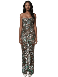 Thumbnail for Sexy Strapless Floral Sequin Dress Women's Luxury Sequins Flower Backless Long Slim Dress Evening Party Dress, Drestiny, Ankle Length Dresses, Maxi Dresses, Midi Dresses, Strapless, Sleeveless, One Shoulder, XS, S, M, L, XL, United States, USA, Canada, Australia, New Zealand, United Kingdom, UK, Black/Multi, White/Beige, Orange/Red, Blue/Green, Purple/Green, Dark Red/Pink, Pink/Beige, strapless sequin dress, sequin strapless dress, strapless sequin maxi dress, black strapless sequin dress, shopdrestiny.com