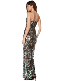 Thumbnail for Sexy Strapless Floral Sequin Dress Women's Luxury Sequins Flower Backless Long Slim Dress Evening Party Dress, Drestiny, Ankle Length Dresses, Maxi Dresses, Midi Dresses, Strapless, Sleeveless, One Shoulder, XS, S, M, L, XL, United States, USA, Canada, Australia, New Zealand, United Kingdom, UK, Black/Multi, White/Beige, Orange/Red, Blue/Green, Purple/Green, Dark Red/Pink, Pink/Beige, strapless sequin dress, sequin strapless dress, strapless sequin maxi dress, black strapless sequin dress, shopdrestiny.com