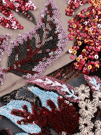 Thumbnail for Sexy Strapless Floral Sequin Dress Women's Luxury Sequins Flower Backless Long Slim Dress Evening Party Dress, Drestiny, Ankle Length Dresses, Maxi Dresses, Midi Dresses, Strapless, Sleeveless, One Shoulder, XS, S, M, L, XL, United States, USA, Canada, Australia, New Zealand, United Kingdom, UK, Black/Multi, White/Beige, Orange/Red, Blue/Green, Purple/Green, Dark Red/Pink, Pink/Beige, strapless sequin dress, sequin strapless dress, strapless sequin maxi dress, black strapless sequin dress, shopdrestiny.com