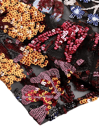 Thumbnail for Sexy Strapless Floral Sequin Dress Women's Luxury Sequins Flower Backless Long Slim Dress Evening Party Dress, Drestiny, Ankle Length Dresses, Maxi Dresses, Midi Dresses, Strapless, Sleeveless, One Shoulder, XS, S, M, L, XL, United States, USA, Canada, Australia, New Zealand, United Kingdom, UK, Black/Multi, White/Beige, Orange/Red, Blue/Green, Purple/Green, Dark Red/Pink, Pink/Beige, strapless sequin dress, sequin strapless dress, strapless sequin maxi dress, black strapless sequin dress, shopdrestiny.com