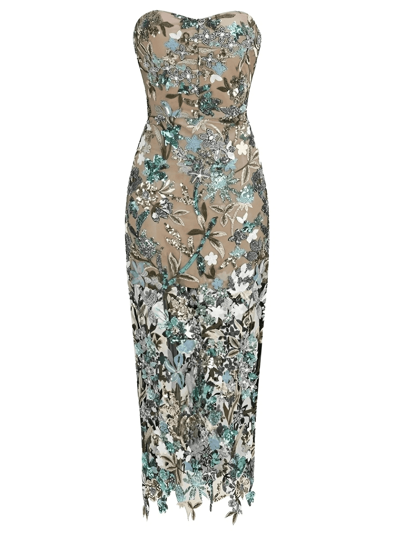Sexy Strapless Floral Sequin Dress Women's Luxury Sequins Flower Backless Long Slim Dress Evening Party Dress, Drestiny, Ankle Length Dresses, Maxi Dresses, Midi Dresses, Strapless, Sleeveless, One Shoulder, XS, S, M, L, XL, United States, USA, Canada, Australia, New Zealand, United Kingdom, UK, Black/Multi, White/Beige, Orange/Red, Blue/Green, Purple/Green, Dark Red/Pink, Pink/Beige, strapless sequin dress, sequin strapless dress, strapless sequin maxi dress, black strapless sequin dress, shopdrestiny.com