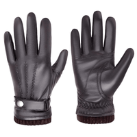 Thumbnail for Sheepskin Genuine Leather Cashmere Lined Gloves Touchscreen Winter Warm Gloves, gloves, mens leather gloves, womens leather gloves, cashmere gloves, driving gloves, leather sport gloves, United States, Canada, Australia, New Zealand, United Kingdom, FR, Black, Grey, Dark Brown, Red Brown, Orange Brown, Brown, S, M, L, XL, XXL, shopdrestiny.com