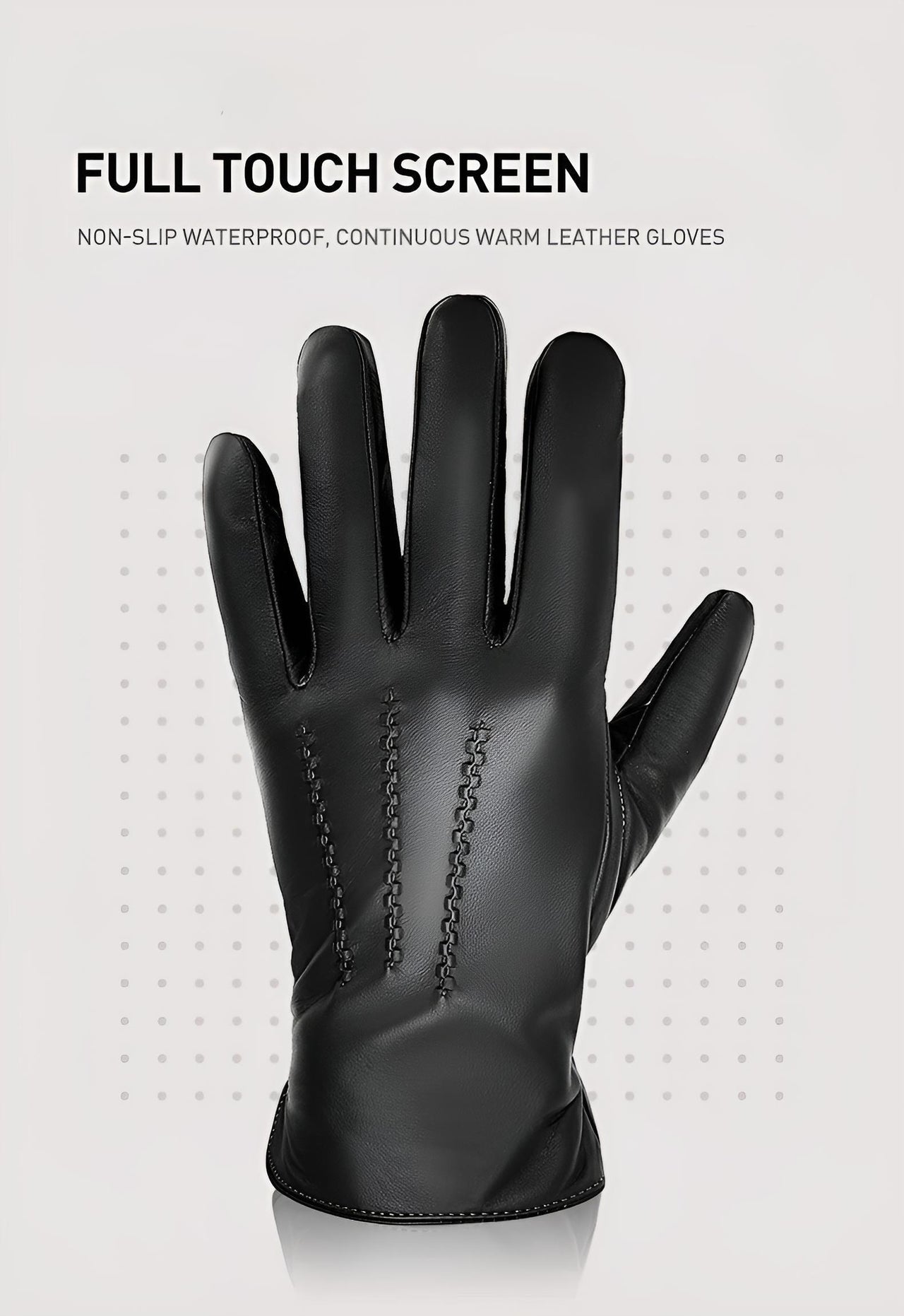 Sheepskin Genuine Leather Cashmere Lined Gloves Touchscreen Winter Warm Gloves, gloves, mens leather gloves, womens leather gloves, cashmere gloves, driving gloves, leather sport gloves, United States, Canada, Australia, New Zealand, United Kingdom, FR, Black, Grey, Dark Brown, Red Brown, Orange Brown, Brown, S, M, L, XL, XXL, shopdrestiny.com