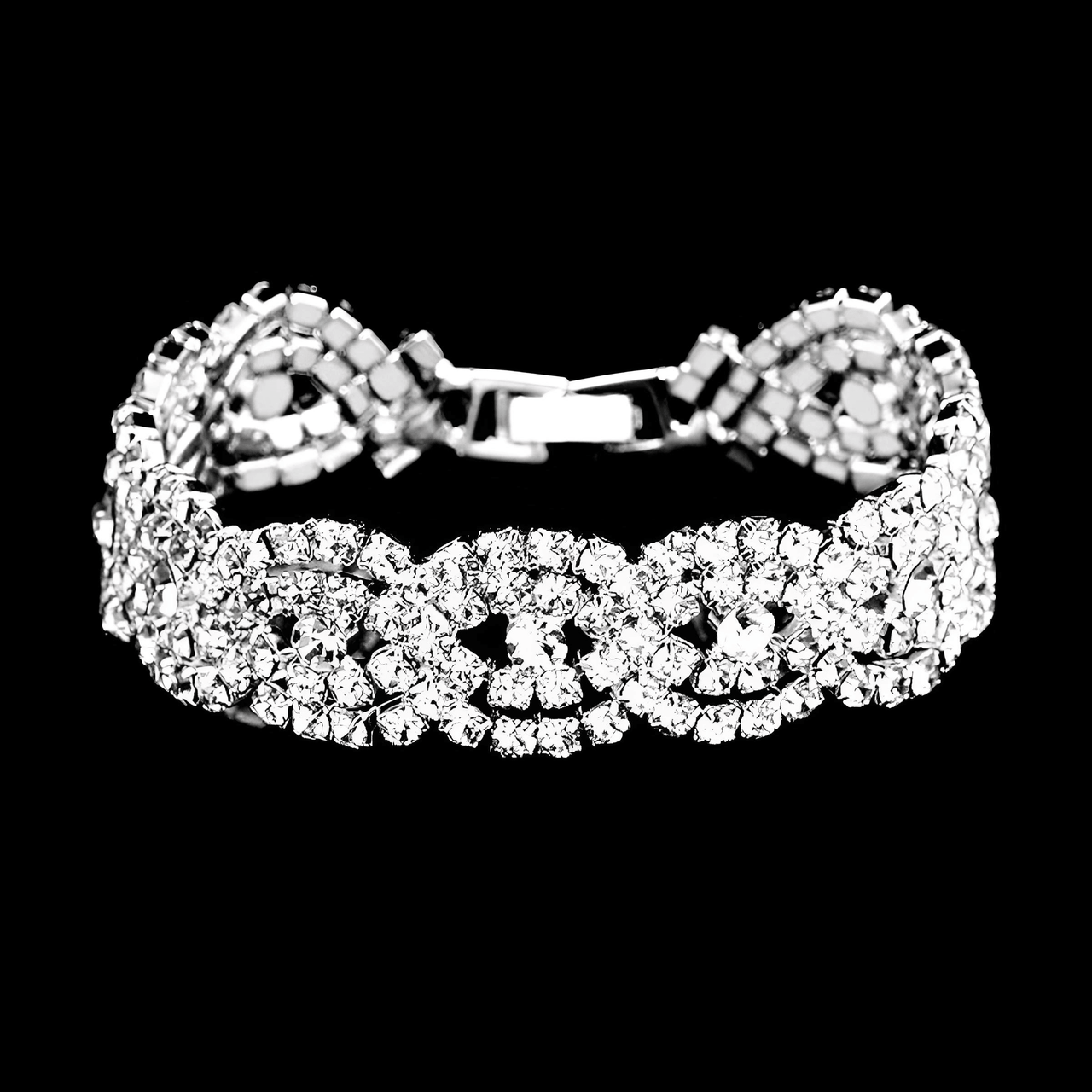 Silver Rhinestone Crystal Bridal Jewelry Sets for Women - 20 Sets To Choose From! -, Jewelry Sets , Drestiny , Australia, Bracelets, Canada, Earrings, Jewelry Sets, Necklaces, New Zealand, Sets, Silver, United Kingdom, United States, White , Drestiny , www.shopdrestiny.com