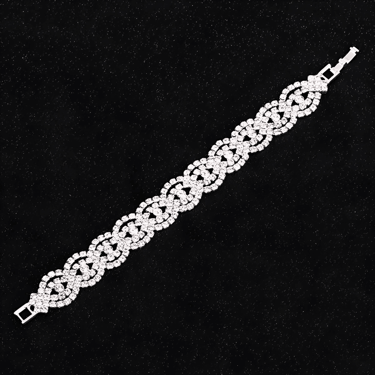 Silver Rhinestone Crystal Bridal Jewelry Sets for Women - 20 Sets To Choose From! -, Jewelry Sets , Drestiny , Australia, Bracelets, Canada, Earrings, Jewelry Sets, Necklaces, New Zealand, Sets, Silver, United Kingdom, United States, White , Drestiny , www.shopdrestiny.com