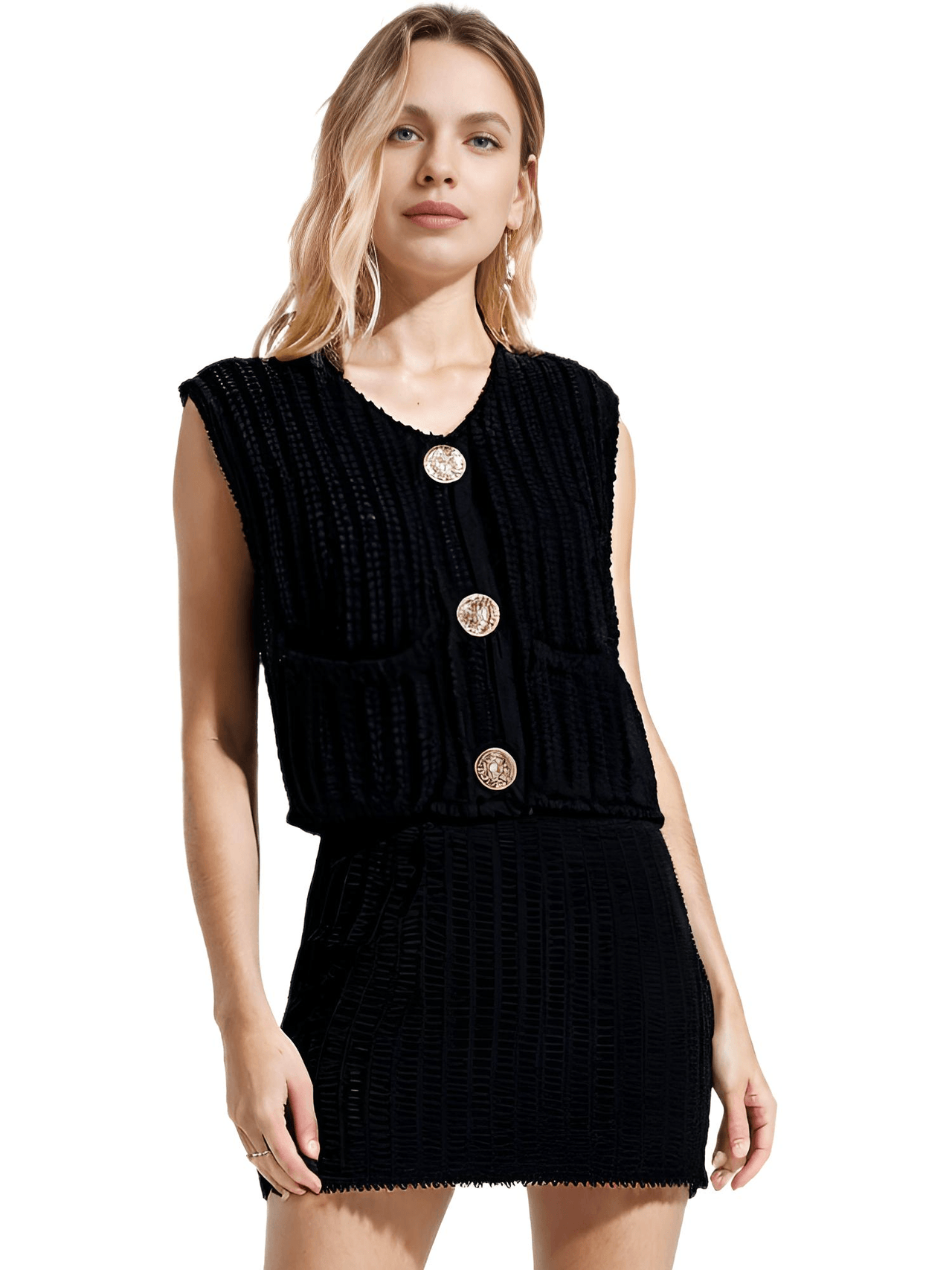 Sleeveless Crop Sweater Vest Solid Loose Casual Sweater Vest Cable Knit Sweater Vest For Women -, Vests , Drestiny , Australia, Black, Brown, Canada, Cardigans, Dark Blue, Dark Brown, Green, L, Light Blue, M, Navy, New Zealand, Off White, Olive Green, Purple, Red, S, Sleeveless, Sweater Vests, Sweaters, United Kingdom, United States, Vests, White, Yellow , Drestiny , www.shopdrestiny.com