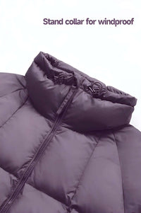 Thumbnail for Solid Color Windproof White Duck Down Puffer Jackets for Men & Women -, Puffer Jackets , Drestiny , Australia, Black, Coats, FR, Green, Grey, Jackets, New Zealand, Pink, Puffer Jackets, Purple, United Kingdom, United States, White , Drestiny , www.shopdrestiny.com