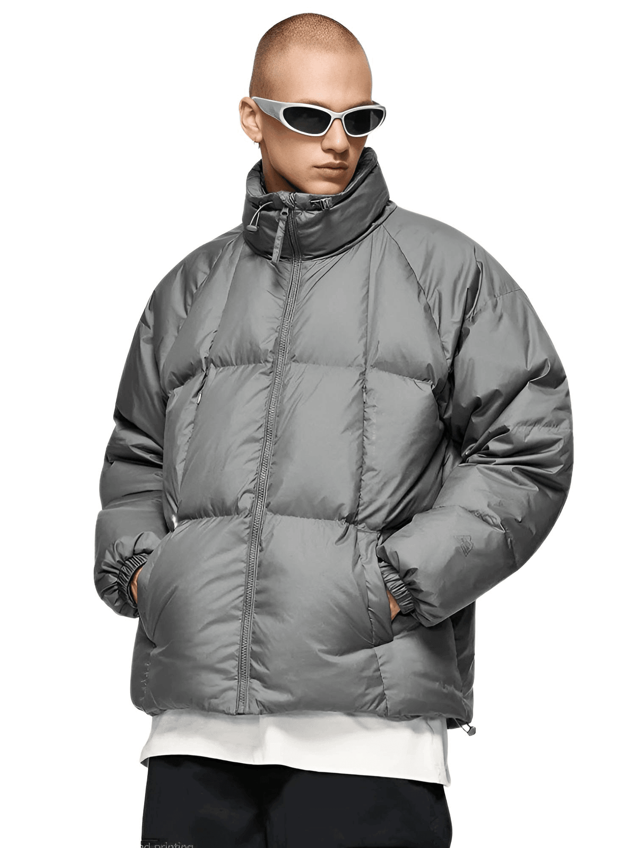 Solid Color Windproof White Duck Down Puffer Jackets for Men & Women -, Puffer Jackets , Drestiny , Australia, Black, Coats, FR, Green, Grey, Jackets, New Zealand, Pink, Puffer Jackets, Purple, United Kingdom, United States, White , Drestiny , www.shopdrestiny.com