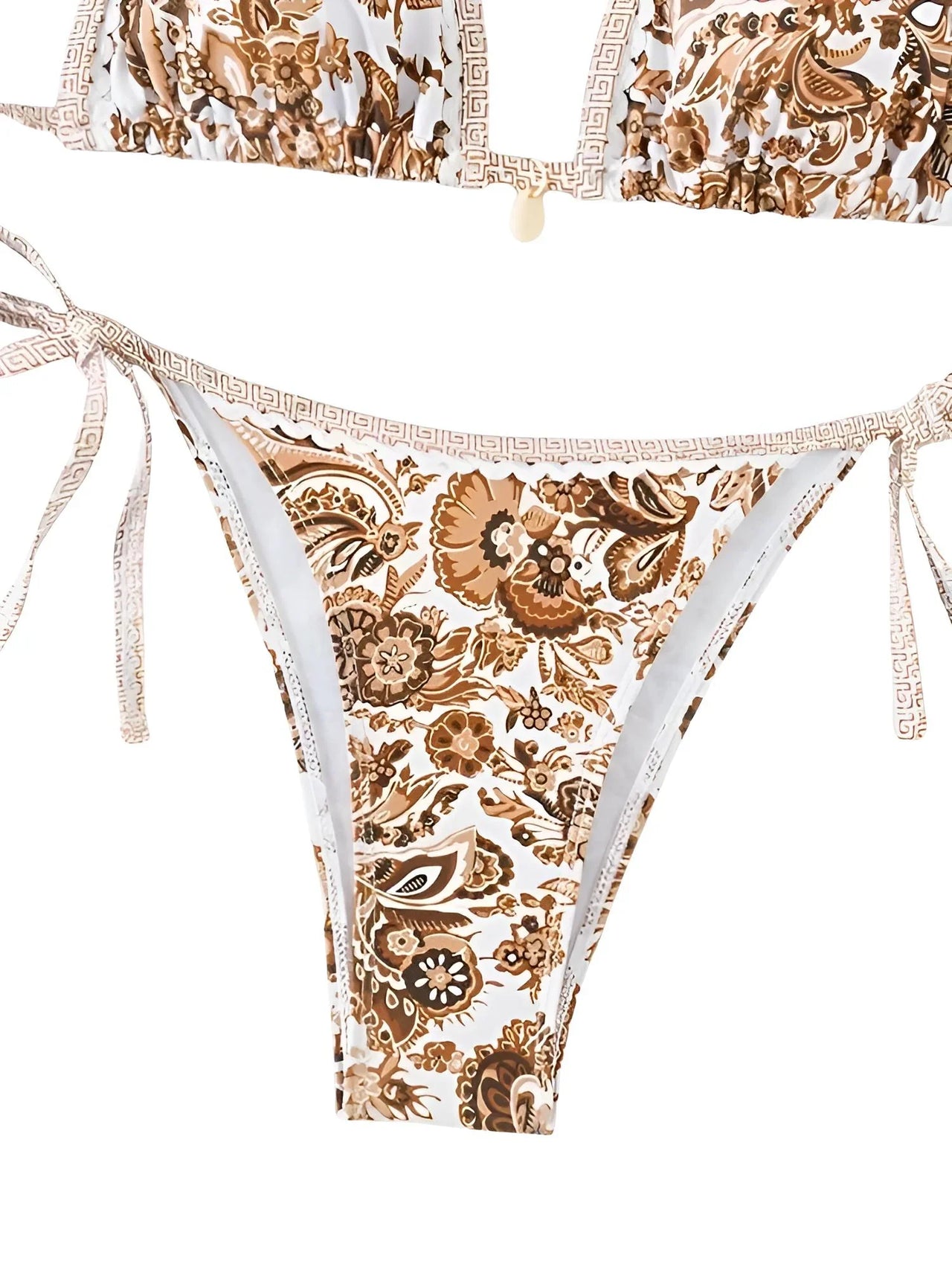 String Halter Triangle Two-Piece Bikini Women's Swimwear Female Swimsuit Bathers Bathing Swimming Suit Beachwear Summer, Drestiny, Bikinis, Swimwear, Women's Swimwear, S, M, L, United States, USA, Canada, Australia, New Zealand, United Kingdom, UK, Blue, Brown, Pink, Yellow, Green, Black, Red, Black-Red, halter triangle bikini, two piece halter swimsuit, triangle top bikini, halter neck swimwear, sexy triangle bikini, shopdrestiny.com