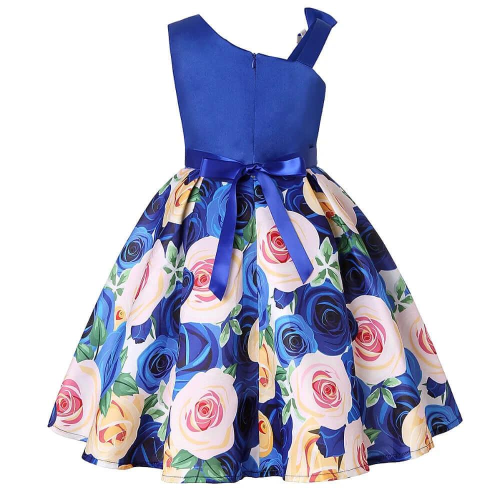 Summer Collection of Kids Flower Dresses for Girls - 16 Styles 2T-10T -, Dresses , Drestiny , 10T, 2T, 3T, 4T, 5T, 6T, 7T, 8T, 9T, Australia, Beige, Black, Blue, Canada, Dark Pink, Deep Pink, Dresses, Girls, Green, Navy, New Zealand, Peach, Pink, Purple, Red, Short Sleeves, Sleeveless, TD, United Kingdom, United States, White, Wine Red, Yellow , Drestiny , www.shopdrestiny.com