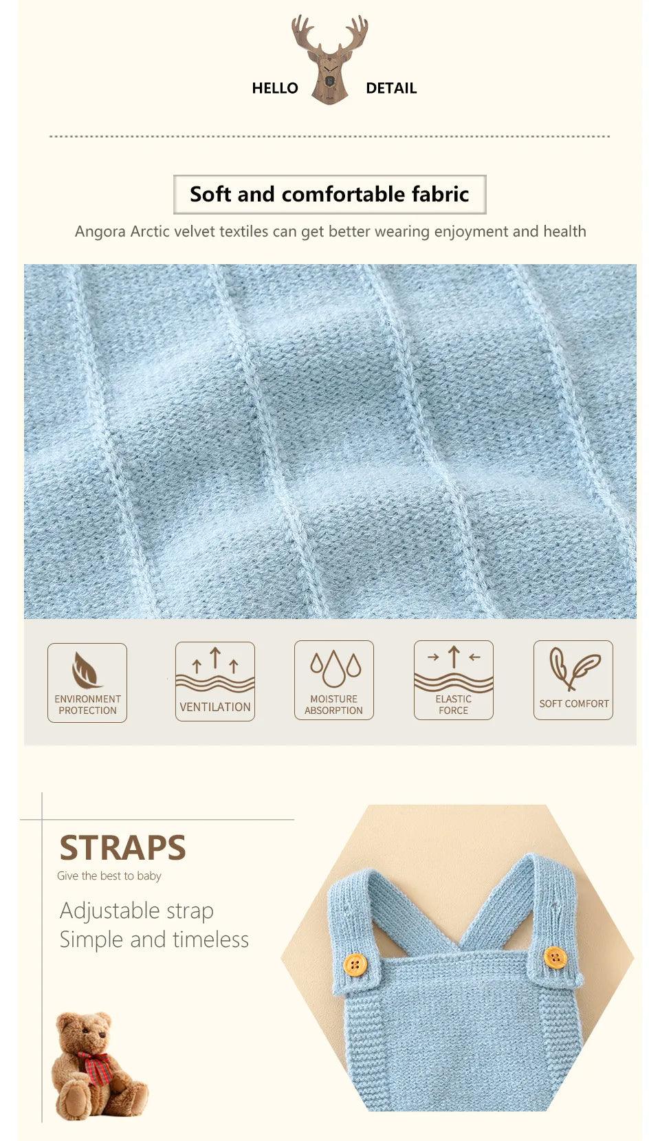 Sweet Knitted Baby Outfit Sets -, Sets , Drestiny , 12M, 18M, 3M, 6M, 9M, Australia, Boys, Canada, Dark Khaki, Girls, Hats, Light Blue, New Zealand, Overalls, Pant Sets, Rust Red, Sky Blue, United Kingdom, United States , Drestiny , www.shopdrestiny.com