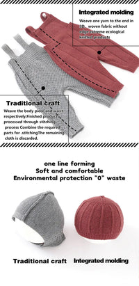 Thumbnail for Sweet Knitted Baby Outfit Sets -, Sets , Drestiny , 12M, 18M, 3M, 6M, 9M, Australia, Boys, Canada, Dark Khaki, Girls, Hats, Light Blue, New Zealand, Overalls, Pant Sets, Rust Red, Sky Blue, United Kingdom, United States , Drestiny , www.shopdrestiny.com