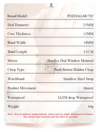 Thumbnail for Top Elegant High-End Watches For Women Wristwatch Waterproof Date Ladies Watch Stainless Steel Rectangle Quartz Women's Watches Female, High End Watches For Women, Drestiny, Watches, United States, USA, Canada, Australia, New Zealand, United Kingdom, UK, FR, Rose Gold, Red, Black, Blue, White, Gold, Pink, Green, Brown, Luxury women's watches, designer watches for women, shopdrestiny.com