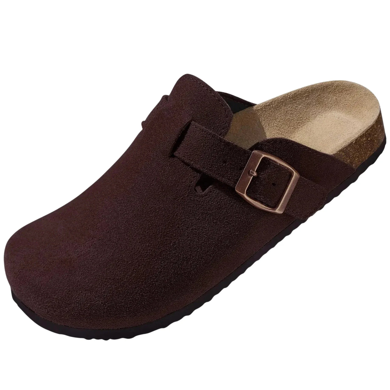 Trendy Cork Clog Suede Sandals With Arch Support -, Shoes , Drestiny , 10, 10.5, 11, 11.5, 12, 13, 14, 5.5, 6, 6.5, 7, 7.5, 8, 8.5, 9, 9.5, Apricot, Army Green, Australia, Black, Brown, New Zealand, Pink, Sandals, Slides, United Kingdom, United States , Drestiny , www.shopdrestiny.com