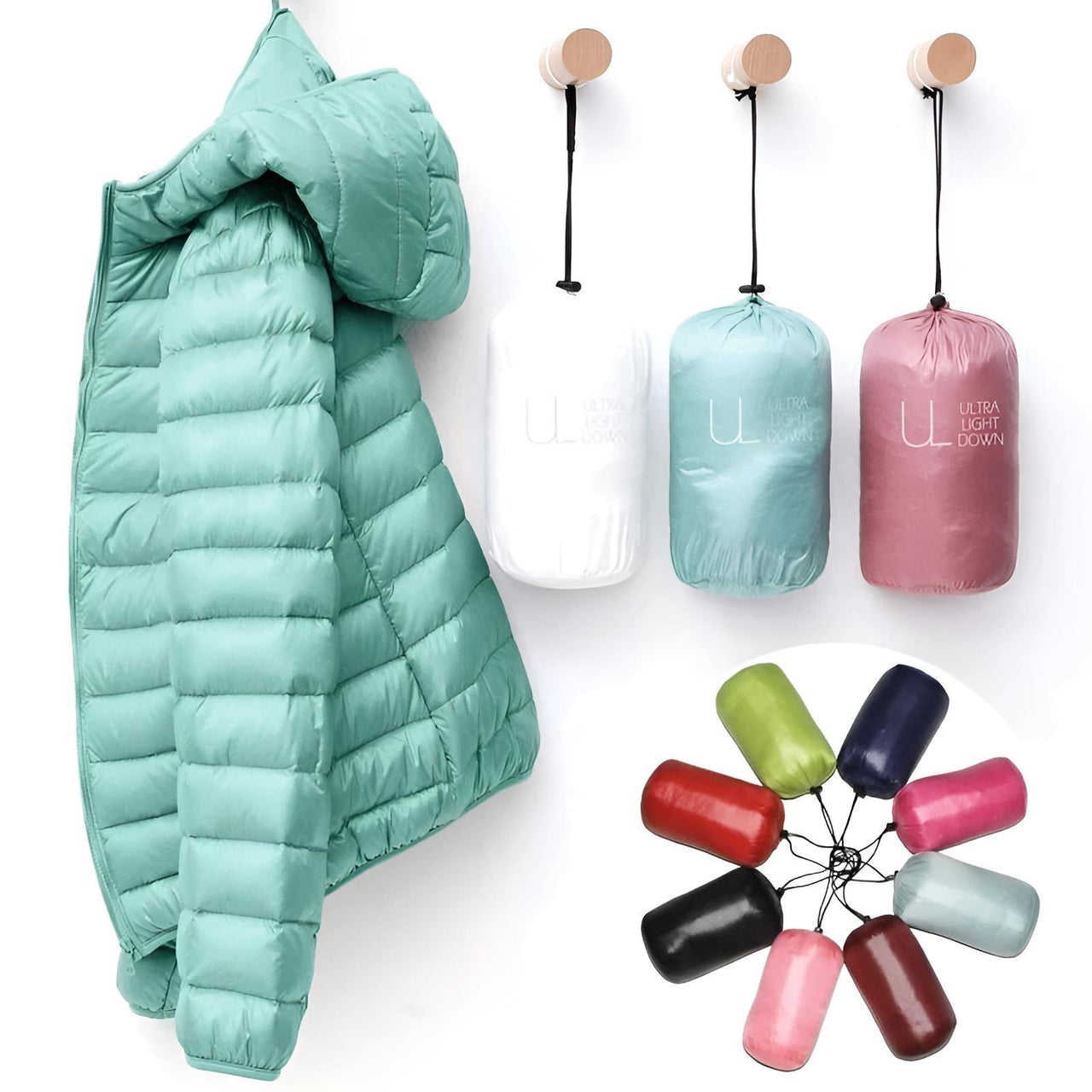 Ultra-Light Women's Thin Down Jacket -, Jacket , Drestiny , Australia, Black, Dark Blue, Deep Pink, FR, Jackets, Khaki, L, M, Navy, New Zealand, Pink, Red, Sky Blue, United Kingdom, United States, Wine Red, XL, XXL, XXXL , Drestiny , www.shopdrestiny.com