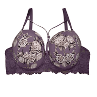 Thumbnail for Big Breasts Underwire Bra Thin D Cup Breathable Gathered Anti-Sagging Women's Bra, Bras, Drestiny, D Cup, United States, USA, Canada, Gender_Women, Australia, New Zealand, United Kingdom, UK, Purple, Red, Coffee, Light Purple, Blue, Black, Dark Grey, Supportive bras for large breasts, anti-sagging bras, underwire bras for full figures, best bras for heavy breasts, lift and support bras, shopdrestiny.com