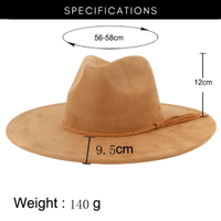 Thumbnail for Unisex Suede Wide Brim Fedora - In 30 Colors! -, Hats , Drestiny , Army Green, Australia, Beige, Black, Blue, Brown, Canada, Champagne, Dark Blue, Dark Brown, Dark Grey, Dark Pink, Dark Purple, Dark Red, Deep Pink, Gender_Men, Gender_Women, Green, Grey, Hats, Khaki, Light Blue, Light Brown, Light Grey, Light Pink, Light Purple, New Zealand, Off White, Orange, Peacock Blue, Pink, Purple, Red, United Kingdom, United States, Wine Red, Yellow , Drestiny , www.shopdrestiny.com