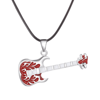 Thumbnail for Unisex Trendy Leather Chain Guitar Necklace -, Necklaces , Drestiny , Australia, Black, Blue, Canada, Dark Red, Gender_Men, Gender_Women, Gold, Necklaces, New Zealand, Red, Silver, United Kingdom, United States, White , Drestiny , www.shopdrestiny.com