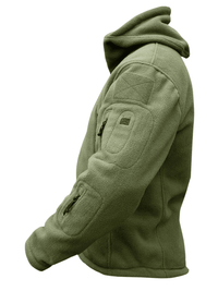 Thumbnail for Men's Winter Fleece Jacket With Hood -, Jackets , Drestiny , Army Green, Australia, Beige, Blue, Blue Green, Brown, Canada, Coats, Dark Blue, Dark Green, Grey, Jackets, L, Light Grey, M, Navy, New Zealand, United Kingdom, United States, Wine Red, XL, XXL, XXXL , Drestiny , www.shopdrestiny.com