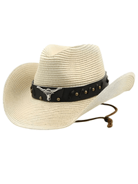 Thumbnail for Western Cowboy Hats For Men Women Summer Outdoor Beach Sun Hat -, Hats , Drestiny , Australia, Beige, Black, Brown, Canada, Coffee, Gender_Men, Gender_Women, Hats, Khaki, New Zealand, Off White, United Kingdom, United States, White , Drestiny , www.shopdrestiny.com