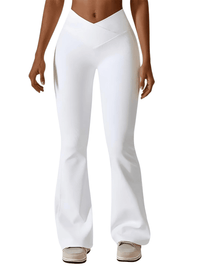 Thumbnail for Flare Leg Yoga Pants Women's High Waist Wide Leg Pants -, Pants , Drestiny , 10, 12, 14, 8, Australia, Black, Blue, Casual Pants, Green, L, Light Blue, M, New Zealand, Olive Green, S, Sky Blue, United Kingdom, United States, White, XL , Drestiny , www.shopdrestiny.com