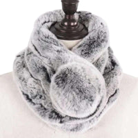 Thumbnail for Winter Natural 100% Rex Rabbit Fur Ring Scarves For Women -, Scarves , Drestiny , Australia, Beige, Bisque, Black, Blue, Blue Grey, Brown, Canada, Dark Grey, Dark Pink, FR, Gender_Women, Grey, Khaki, New Zealand, Orange, Pink, Purple, Scarves, Silver, United Kingdom, United States, White, Wine Red , Drestiny , www.shopdrestiny.com