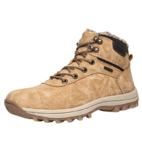 Thumbnail for Winter Warm Genuine Leather Fur Lined Ankle Boots For Men -, Boots , Drestiny , Ankle Boots, Australia, Black, Boots, Brown, Dark Brown, FR, Khaki, New Zealand, United Kingdom, United States , Drestiny , www.shopdrestiny.com