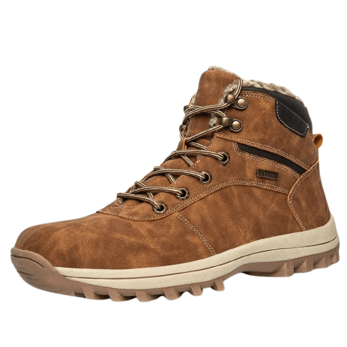 Winter Warm Genuine Leather Fur Lined Ankle Boots For Men -, Boots , Drestiny , Ankle Boots, Australia, Black, Boots, Brown, Dark Brown, FR, Khaki, New Zealand, United Kingdom, United States , Drestiny , www.shopdrestiny.com
