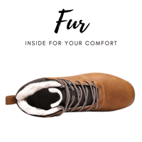 Thumbnail for Winter Warm Genuine Leather Fur Lined Ankle Boots For Men -, Boots , Drestiny , Ankle Boots, Australia, Black, Boots, Brown, Dark Brown, FR, Khaki, New Zealand, United Kingdom, United States , Drestiny , www.shopdrestiny.com