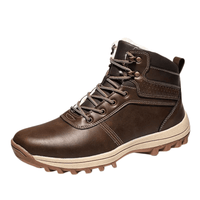 Thumbnail for Winter Warm Genuine Leather Fur Lined Ankle Boots For Men -, Boots , Drestiny , Ankle Boots, Australia, Black, Boots, Brown, Dark Brown, FR, Khaki, New Zealand, United Kingdom, United States , Drestiny , www.shopdrestiny.com