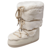 Thumbnail for Winter Faux Fur Boots Snow Boots Women Fluffy Fuzzy Furry Faux Fur Boots Middle Calf Platform Pink Black White Furry Boots, Drestiny, Snow Boots, Midi Snow Boots, Platform Boots, Beige, White, Black, Pink, Long Boots, Short Boots, 4, 5, 6, 7, 8, 9, 10, 11, United States, United Kingdom, Australia, shopdrestiny.com