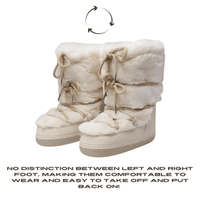 Thumbnail for Winter Faux Fur Boots Snow Boots Women Fluffy Fuzzy Furry Faux Fur Boots Middle Calf Platform Pink Black White Furry Boots, Drestiny, Snow Boots, Midi Snow Boots, Platform Boots, Beige, White, Black, Pink, 4, 5, 6, 7, 8, 9, 10, 11, United States, United Kingdom, Australia, shopdrestiny.com