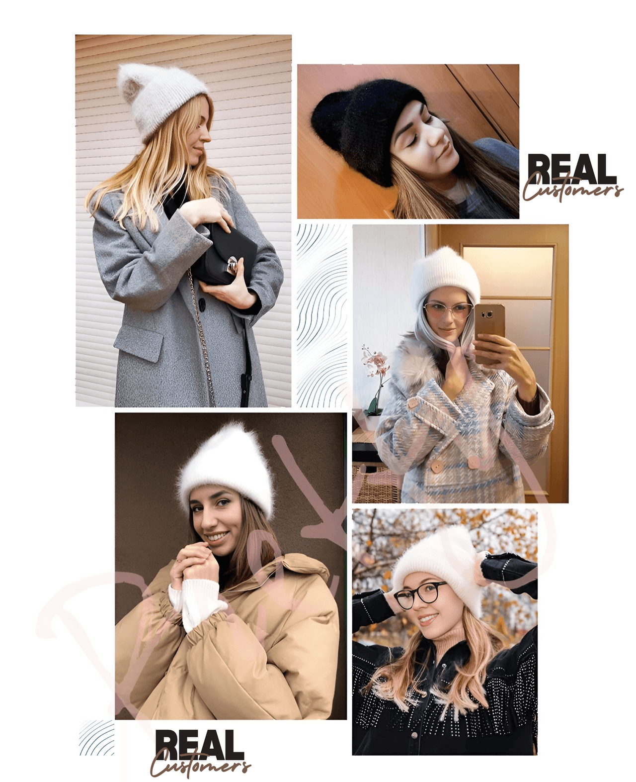 Winter Women's Rabbit Fur Hats Warm Long Rabbit Fur Hair Female Caps Fashion Solid Colors Wide Cuff Young Style Beanies -, Hat , Drestiny , Australia, Black, Blue, Blue Grey, Canada, FR, Grey, Hats, Light Blue, Light Pink, New Zealand, Pink, Purple, United Kingdom, United States, White, Yellow , Drestiny , www.shopdrestiny.com