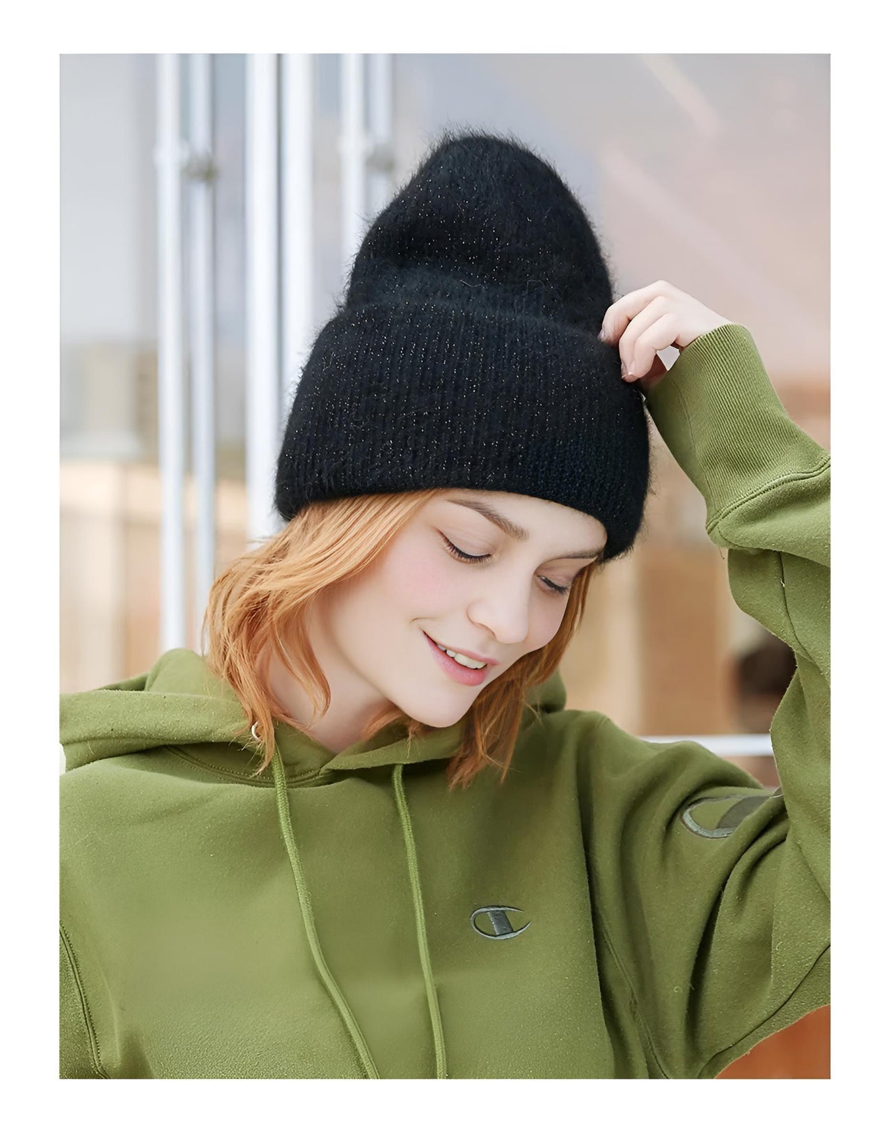 Winter Women's Rabbit Fur Hats Warm Long Rabbit Fur Hair Female Caps Fashion Solid Colors Wide Cuff Young Style Beanies -, Hat , Drestiny , Australia, Black, Blue, Blue Grey, Canada, FR, Grey, Hats, Light Blue, Light Pink, New Zealand, Pink, Purple, United Kingdom, United States, White, Yellow , Drestiny , www.shopdrestiny.com