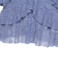 Thumbnail for Women's Chic Ruffle Skirt Set Women's Lace Crochet Sling Camis Tank + Matching Skirt, Drestiny, Sets, Skirt Sets, Skirts, Camisoles, Tank Tops, Crop Tops, Casual Shirts, Sleeveless, S, M, L, Blue, United States, USA, Canada, Australia, New Zealand, United Kingdom, UK, women's two piece set, ruffle skirt set, matching top and skirt set, lace skirt set, summer going out outfit, co-ord sets women's, ruffle skirt and top set, skirt co-ords, going out outfit ideas, lace ruffle set UK, shopdrestiny.com