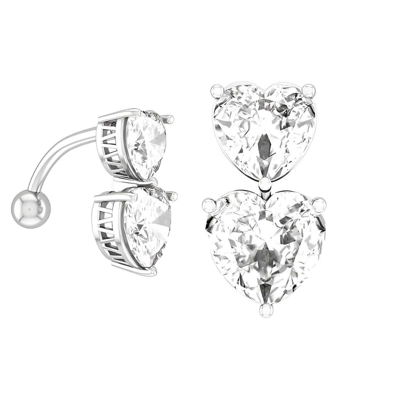 Women's 316L Surgical Steel Belly Piercing Jewelry -, Body Jewelry , Drestiny , Australia, Body Jewelry, Canada, Gender_Women, Gold, New Zealand, Silver, United Kingdom, United States, White , Drestiny , www.shopdrestiny.com