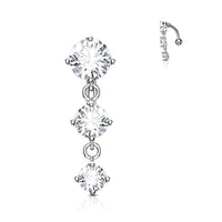 Thumbnail for Women's 316L Surgical Steel Belly Piercing Jewelry -, Body Jewelry , Drestiny , Australia, Body Jewelry, Canada, Gender_Women, Gold, New Zealand, Silver, United Kingdom, United States, White , Drestiny , www.shopdrestiny.com
