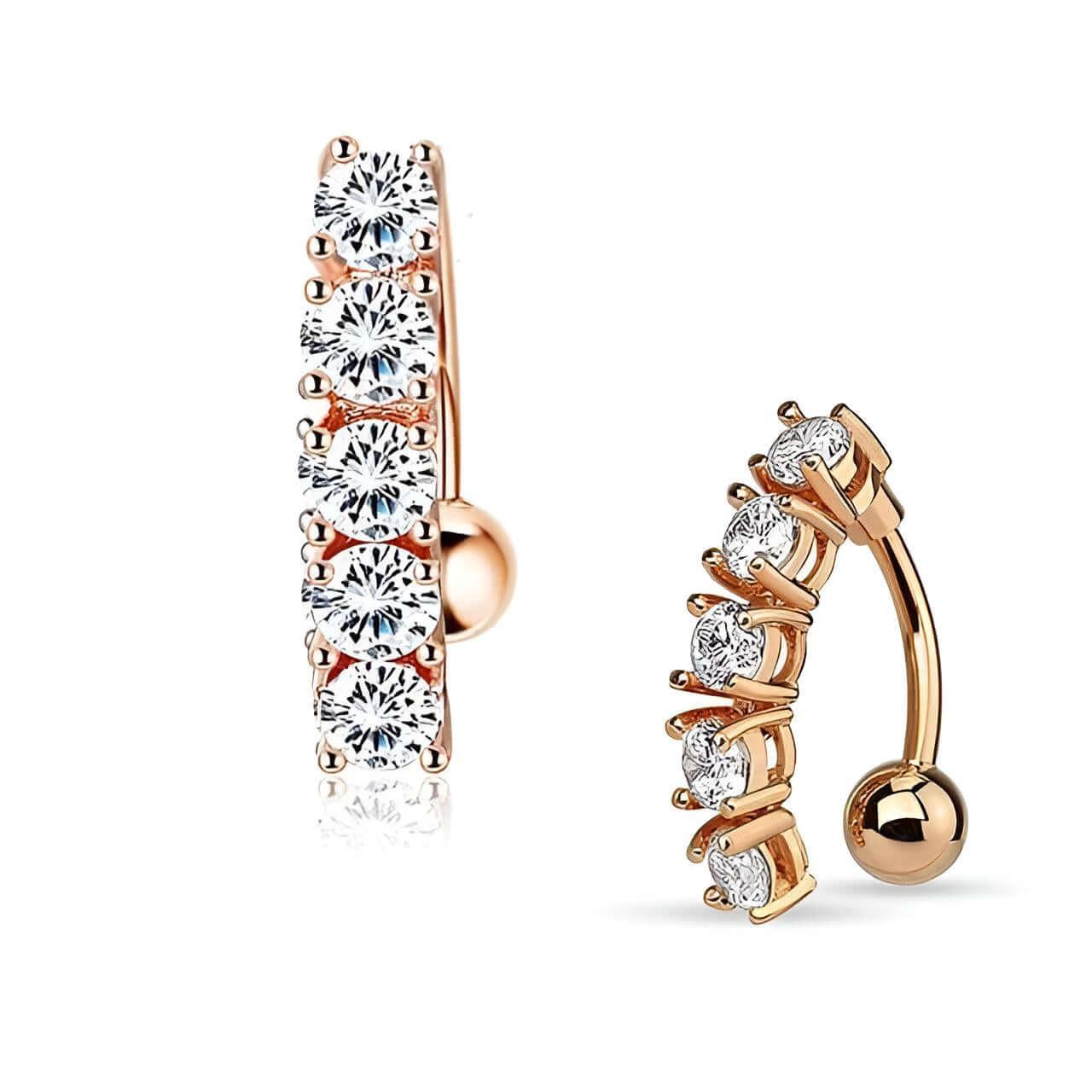 Women's 316L Surgical Steel Belly Piercing Jewelry -, Body Jewelry , Drestiny , Australia, Body Jewelry, Canada, Gender_Women, Gold, New Zealand, Silver, United Kingdom, United States, White , Drestiny , www.shopdrestiny.com