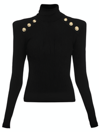 Thumbnail for Women's High-End Turtleneck With Gold Buttons - In 7 Colors! -, Turtleneck Sweater , Drestiny , Australia, Black, Blue, Canada, Casual Shirts, Dark Olive Green, Deep Pink, Dress Shirts, FR, L, M, New Zealand, Pink, Pullovers, Red, S, Turtlenecks, United Kingdom, United States, White, XL , Drestiny , www.shopdrestiny.com