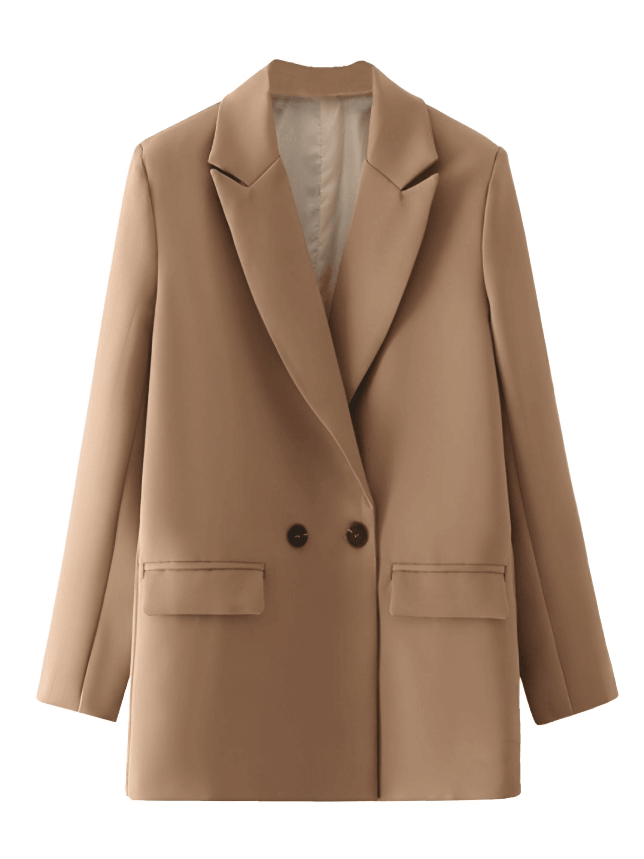 Women's Office Chic Double Breasted Blazer - In 20 Colors! -, Blazers , Drestiny , Australia, Avocado Green, Black, Blazers, Blue, Brown, Dark Blue, Deep Pink, Green, Grey, Jackets, Khaki, L, Light Blue, Light Grey, M, New Zealand, Orange, Pale Green, Pink, Purple, S, United Kingdom, United States, Wine Red , Drestiny , www.shopdrestiny.com