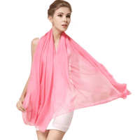 Thumbnail for Women's Shawl - 100% Natural Silk Scarf -, Shawl , Drestiny , Australia, Bisque, Black, Canada, Dark Pink, Deep Pink, FR, Green, Grey, Indigo, New Zealand, Orange, Papaya Whip, Pink, Purple, Red, Salmon, Scarves, Sky Blue, United Kingdom, United States, White, Wine Red, Yellow , Drestiny , www.shopdrestiny.com